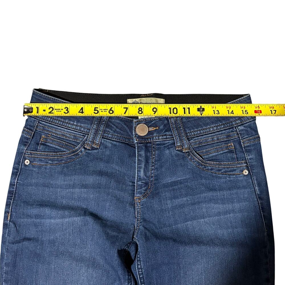 Democracy Ab Technology‎ Women’s Dark Wash Denim Jeans Size 6 Skinny Mid-Rise - Picture 6 of 8